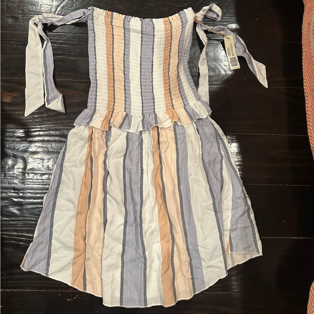 NWT Ocean Drive Colorful Striped Dress